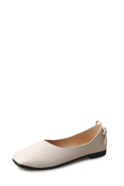 Square Toe Ballet Slip-on Flat Shoes