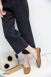 Square Toe Ballet Slip-on Flat Shoes