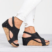 Open-Toe Wedge Sandals